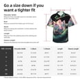 thumbnail image 3 of Picia Snake Holding A Lotus Gentle Cotton Regular Fit Short Sleeve Casual Hawaiian Shirt for Men-Large, 3 of 8