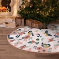 thumbnail image 6 of KLL Rose Flowers Christmas Tree Skirt 48" ,Party Decorations Farmhouse for Christmas Decorations Holiday Party, 6 of 6