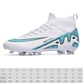 thumbnail image 2 of Zapatos de fútbol femenino para hombres césped tacos de fútbol alto top zapatos de fútbol zapatillas, 2 of 8