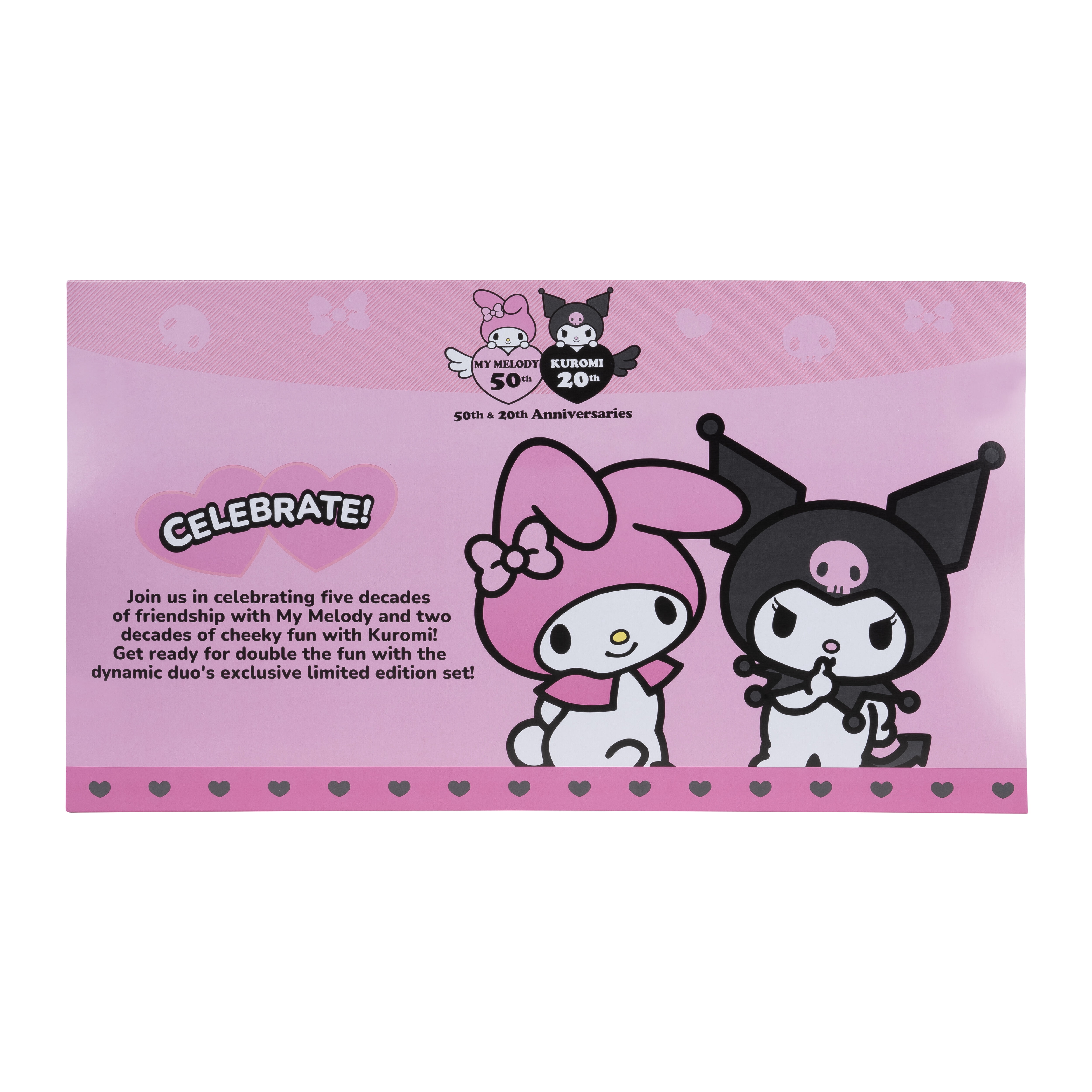 Hello Kitty - 20th Anniversary - Kuromi and My Melody - 8 inch Plush 2-Pack