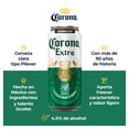 thumbnail image 3 of Cerveza clara Corona extra 473 ml, 3 of 4