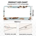 thumbnail image 7 of Aluminum License Plate Frame 2 Pack Car Exterior Accessory Car Tag Holder for Front Rear Plates Cars Decor Cute Otters in Various Poses, 7 of 7