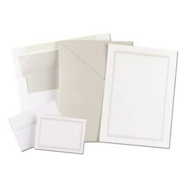 Pearl Shimmer Folder Invitation and Note Card Kit - Quantity of 25 (hh2150000)