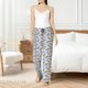 thumbnail image 4 of Fotbe Cute Sloth Pantalones de Pijama para Mujer, Pantalones de Dormir, Pantalones Pj con Cordón y Bolsillos-XX-Large, 4 of 6