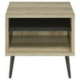 thumbnail image 3 of Welsh Square Engineered Wood Side End Table Distressed Pine, 3 of 11