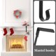 thumbnail image 4 of FESTFENDS Gancho Reutilizable De Metal Negro Para Colgar Medias Y Regalos En Chimenea, 4 of 7