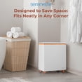 thumbnail image 7 of SereneLife SLTLR660W Rectangular Bucket-Large Capacity Single Touch Towel & Blanket Warmer with Built-in WiFi Capability (Natural), 7 of 7