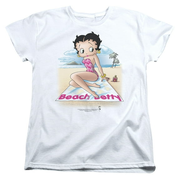 Betty Boop - Beach Betty - Women's Short Sleeve Shirt - Small