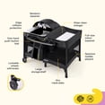 thumbnail image 6 of HARPPA 6-in-1 Baby Playard with Bassinet, Changing Table & Storage, Portable Travel Playard for Newborn,Black, 6 of 9