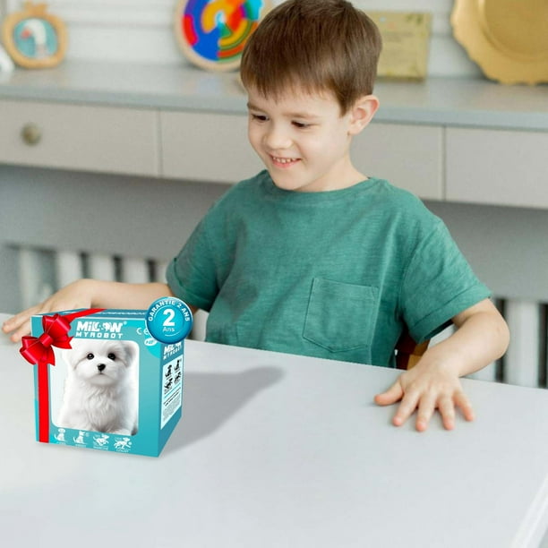 Nicco-My Chiot Robot Réaliste 2025 - Chien Robot IA Interactif Qui Marche, Aboie Et Remue La Queue