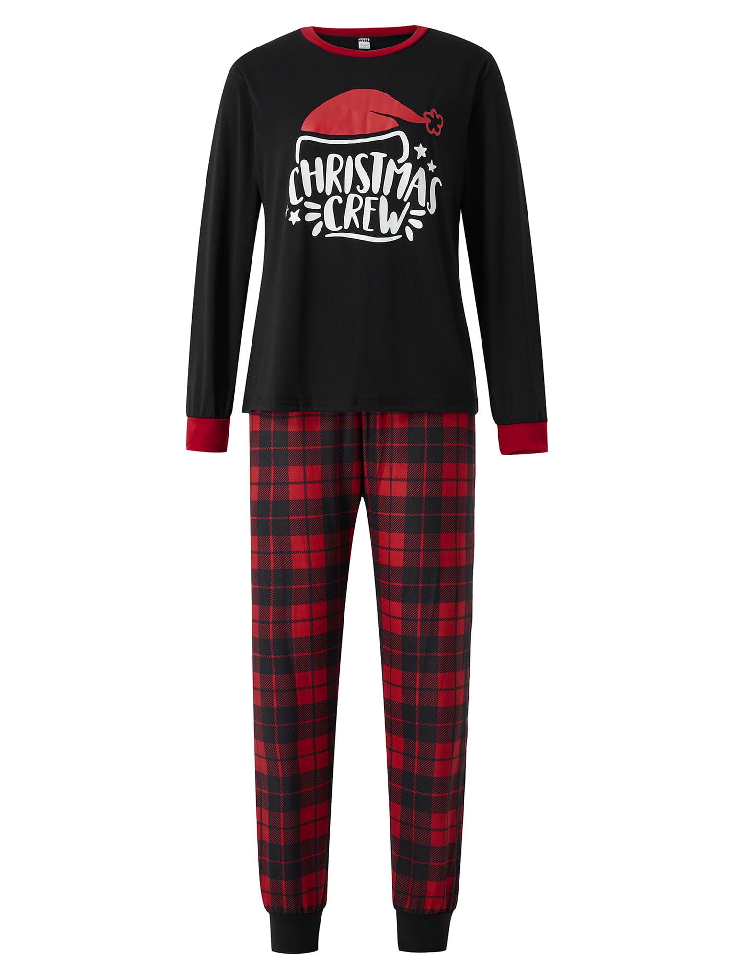 Qiylii Christmas Family Pajamas Matching Sets Matching Pjs for Adults Kids Holiday Home Family Sleepwear Set