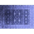 thumbnail image 1 of Ahgly Company Machine Washable Indoor Rectangle Oriental Blue Industrial Area Rugs, 5' x 8', 1 of 4