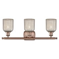 thumbnail image 2 of 516-3W-AC-G559-5ME Innovations Lighting Bridal Veil - 3 Light Bath Vanity-10 Inch Tall and 25 Inch Wide-Antique Copper Finish-Mercury Glass Color, 2 of 2