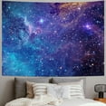 thumbnail image 2 of Fenyluxe  Galaxy Tapestry Blue Starry Sky Tapestry Universe Space Tapestry Wall Hanging Psychedelic Tapestry Mysterious Nebula Stars Wall Tapestry for Living Room Dorm 60x50inch, 2 of 6