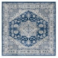 thumbnail image 2 of SAFAVIEH Brentwood Ezra Oriental Area Rug, Navy/Gray, 6'7" x 6'7" Square, 2 of 12