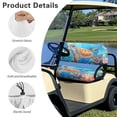 thumbnail image 6 of HUIACONG Turtle and Coral Pattern Anti-Slip Golf Seat Covers for Cart, Washable Soft Foldable Design Golf Cart Seat Covers 2 Piece for EZGO Ezgo Golf Cart, 6 of 7