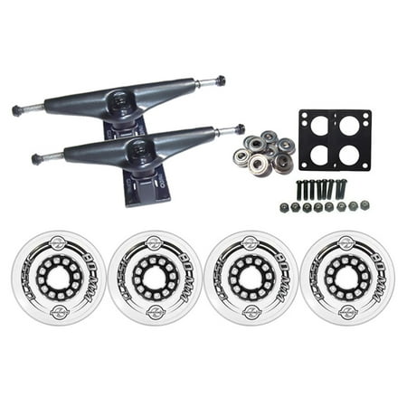 KRYPTONICS CLASSIC Truck Wheel Pack 80mm CLEAR Core 6.0 Black