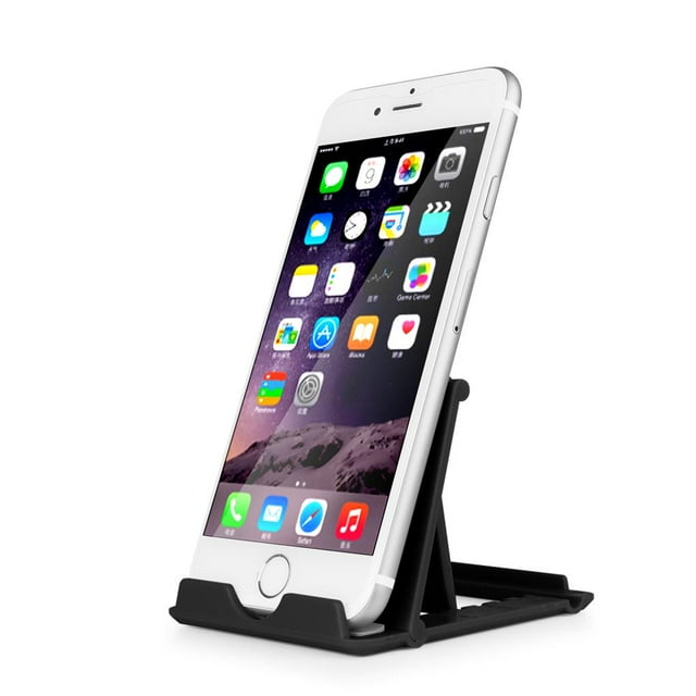Baohd Mini Foldable Cell Phone Holder Folding Stand Bracket Angle Adjustable for Smartphone iPhone SE 5S 6S Plus iPad LG Samsung Tablet
