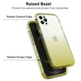 thumbnail image 3 of iPhone 12 Case, iPhone 12 Pro Case, and [2 x Tempered Glass Screen Protector] Crystal Clear Cover with Reinforced Corner Bumper Slim Flexible TPU Phone Case for iPhone 12/12 Pro 6.1 inch ,Yellow, 3 of 8