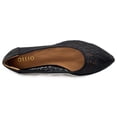 thumbnail image 6 of Ollio Women's Shoes Floral Lace Breathable Pointed Toe Ballet Flats F207, 6 of 6