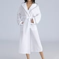 thumbnail image 5 of AOOCHASLIY Bath Robes for Women Clearance Winter Warm Nightgown Couple Bathrobe Men and Ladies Autumn and Winter Nightgown, 5 of 7