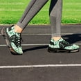 thumbnail image 5 of 2024 Snowman Christmas Tree Elk Women Or Men Lace Up Flat Sneakers Female Mesh Walking Footwear, 5 of 8