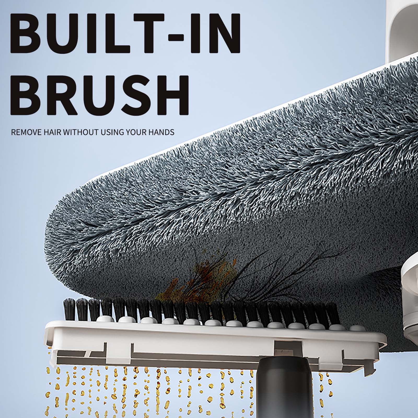 Rbaofujie Wall Mop Cleaner Rotating Mop Bucket Cleaning Separation Lazy Household Mop Automatic Rotating Cleaning without Hand Washing Lifting Single Bucket Mop Set Dust Mop
