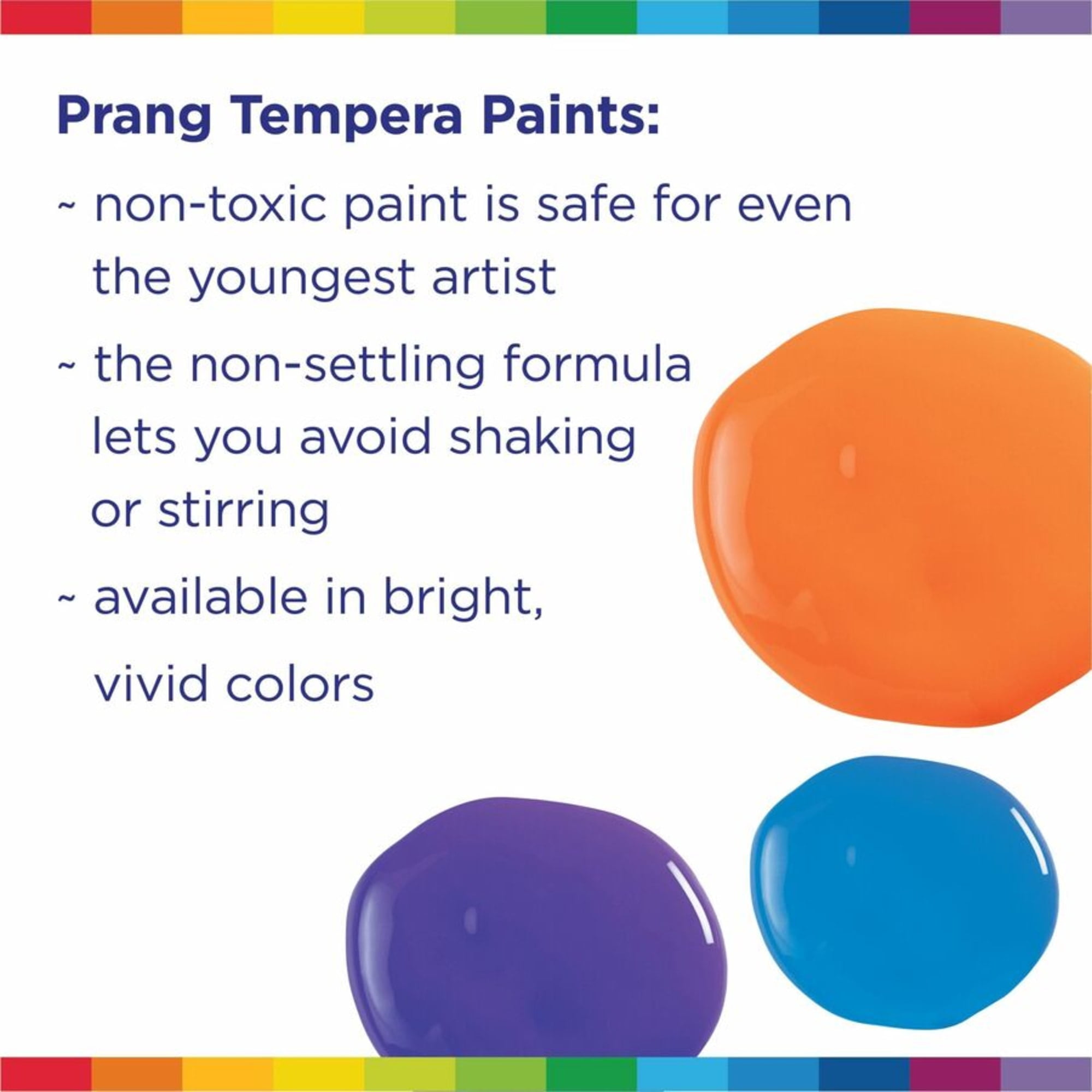 Prang Ready-to-Use Tempera Paint, 128 oz., Yellow