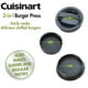 thumbnail image 2 of Prensa para Hamburguesas 3 en 1 Cuisinart Negra, 2 of 6