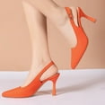 thumbnail image 5 of Hoshose Fashion Womens Slingback Pointed Toe Stiletto Pumps Slip-on High Heels Office Women Sandals Party Prom Dress Shoes, 5 of 8
