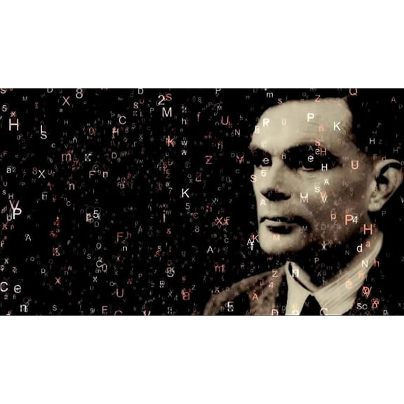 Iconic Arts Laminated 26x15 Poster: Alan Turing Celebrating The Life of a Genius - The Washington Post