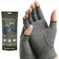 thumbnail image 1 of EIMELI Arthritis Compression Gloves Pressure Gloves for Relieving Arthritis Rheumatoid Pains Carpal Tunnel Aches with Breathable Fabric and Open Finger Design Men Women Gray，S, 1 of 6