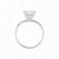 thumbnail image 5 of Cora Jewellery 2.5CT Radiant Moissanite Simple Solitaire Engagement Ring For Women, 14K White Gold, 5 of 6