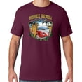 thumbnail image 1 of Mens LAZY DAYS MYRTLE BEACH South Carolina T-shirt, 4XL Maroon, 1 of 3