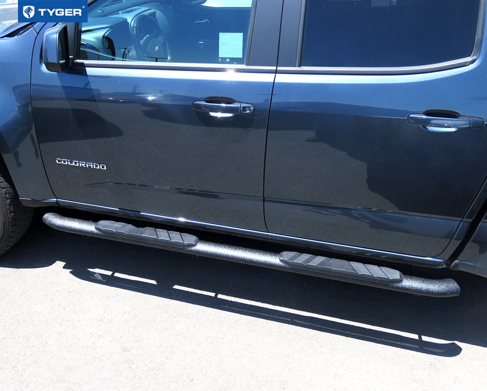 Tyger Auto 3.5" Rider Running Boards Compatible with 2015-2026 Chevy Colorado GMC Canyon | Crew Cab | TG-SS2C35168 | Side Step Rail Nerf Bars