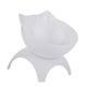 thumbnail image 4 of Cuenco de comida para mascotas con soporte elevado para gatos y perros, cuenco de agua con diseño inclinado de 15 degree, no apto para mascotas. Blanco, 4 of 5