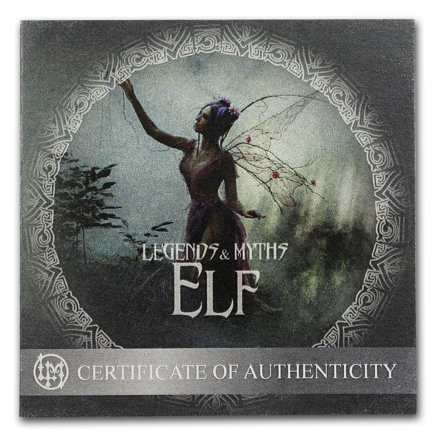 2018 Solomon Islands Legends /& Myths Series Elf 2 oz Silver Reverse Proof Coin