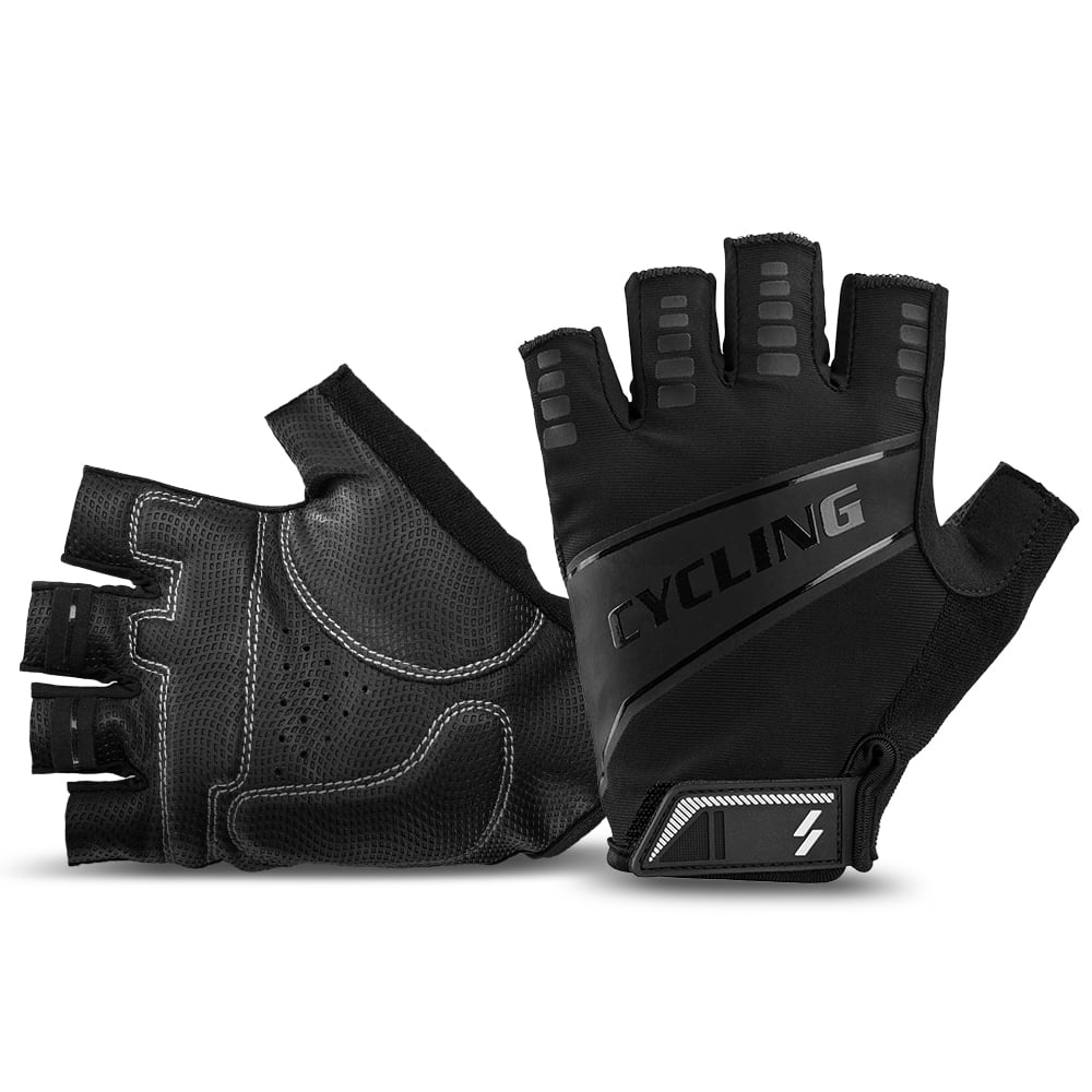 1 Pair Sport Cycling Motorcycle Gloves Half Finger Breathable for Outdoor Riding