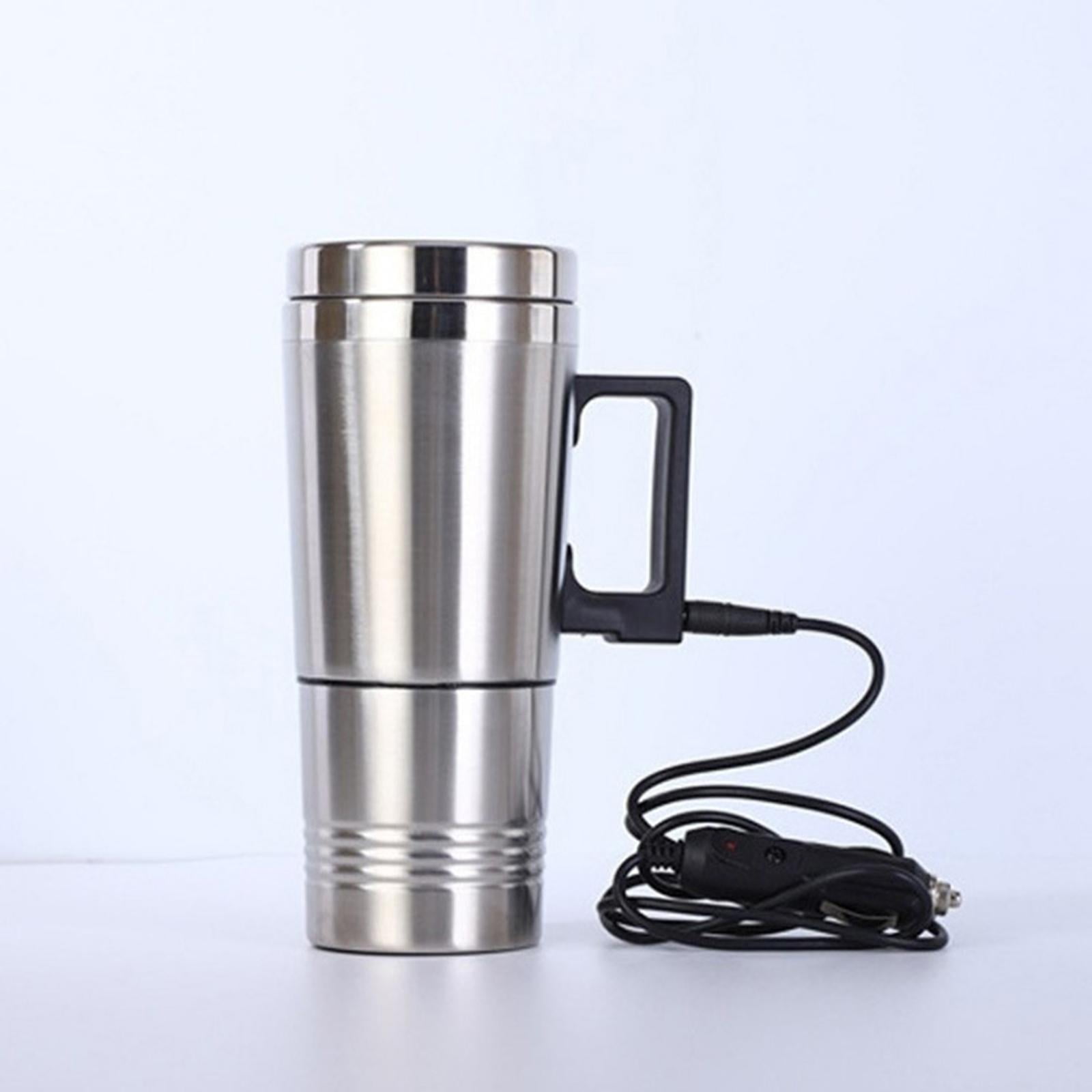 Portable Electric Kettle,Car Kettle Thermos, Travel Car Kettle,300ml Car  Electric Coffee Tea Water Mug Vehicle Heating Drinking Cup Bottle(24V)