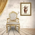 thumbnail image 3 of Villa, Mlli 25x32 Gold Ornate Wood Framed with Double Matting Museum Art Print Titled - Aaahh Cow, 3 of 4