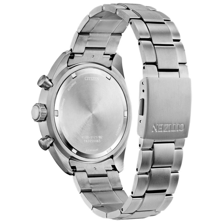 Citizen Men's Eco-Drive Garrison Super Titanium Chronograph Watch -  AT2480-57L