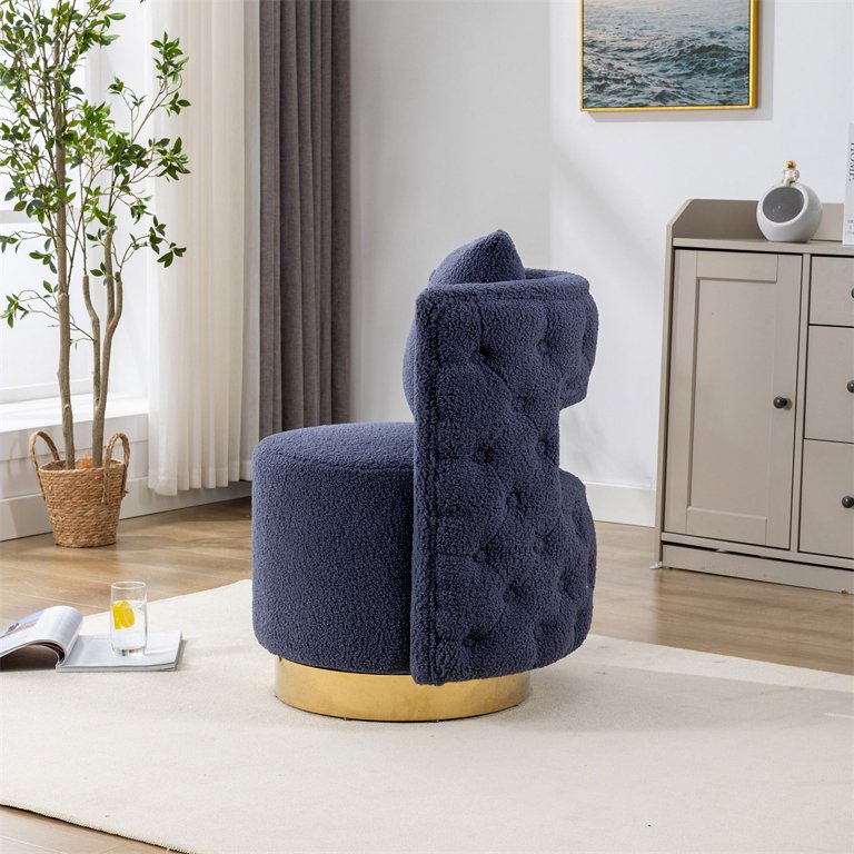 Tufted vanity deals stool