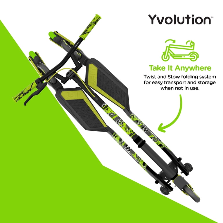 Yvolution Fliker Lift Kids Drift Scooter, 3 Wheels, Foldable
