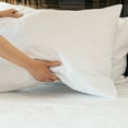 thumbnail image 2 of Luxurious Viscose from Bamboo 4-Piece sheet Set , Oeko-TEX Certified, California King - White, 2 of 7