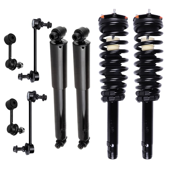CCIYU 8 PCS Set of Suspension Strut and Coil Spring Assembly for Mercury for Milan 2010-2011 for Ford for Fusion 2010-2012 272596 5784 K750029 K750415