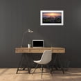 thumbnail image 3 of Seo, Tiger 32x20 White Modern Wood Framed Museum Art Print Titled - Sunrise On Top, 3 of 4