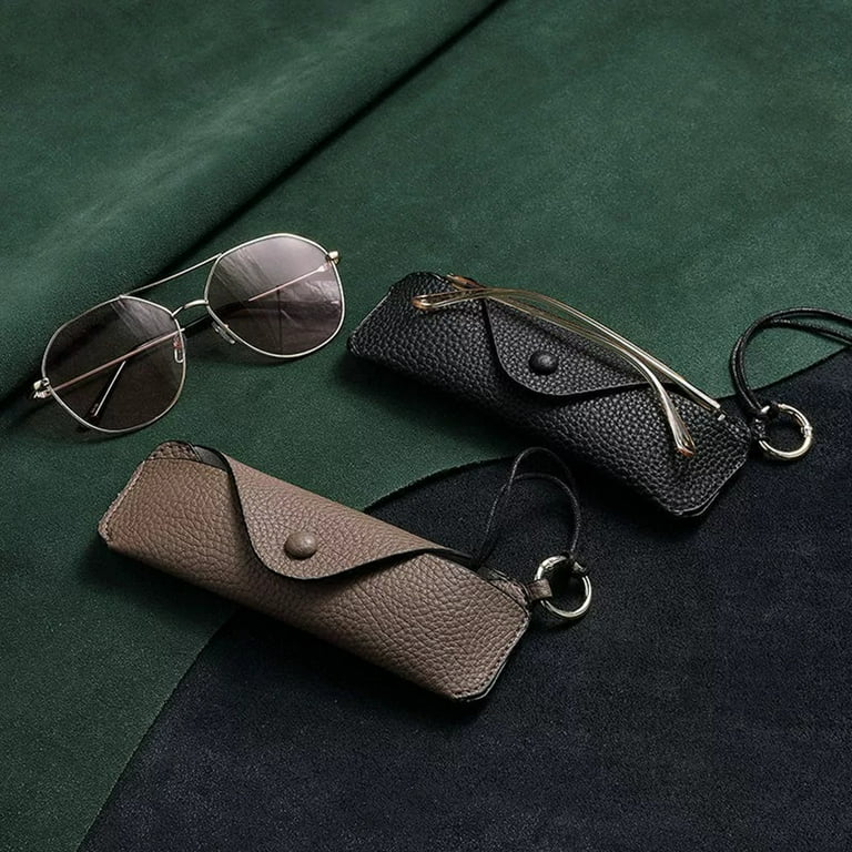Amazon.com: Leather Sunglass Case, Premium Light Sunglasses