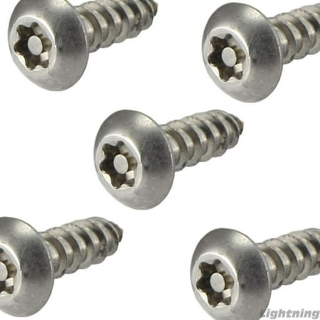 

x 1 Security Screws Torx Button Head Sheet Metal Stainless Steel Qty 25