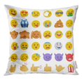 thumbnail image 1 of RYLABLUE Poop Cartoon Emoji Collection d'Émoticônes avec Style Plat d'Humeur Différente Housse de Coussin Singe Blanc Souriant, 1 of 1