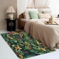 thumbnail image 3 of Hibiscus Floral Rug 4x6 Area Rugs for Bedroom Living Room, Tropical Botanical Area Rug, Jungle Carpet Machine Washable Non-Slip Rug, Soft Low Pile Area Rug, Indoor Decorative Rugs G&n136, 3 of 7